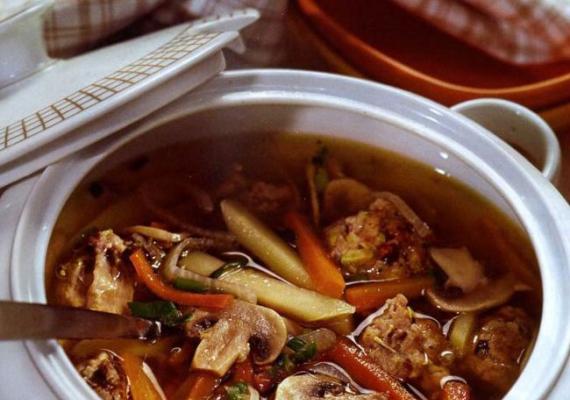 Грибной суп на мясном бульоне: аромат осени на вашей кухне